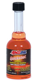 AMSOIL Quickshot helps prevent phase separation cause by Ethanol in your fuel.  Maintenance for power loss in a string trimmer