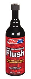 AMSOIL Engine and Transmission flush is used to help sped up the cleaning process inside your engine and prepare your engine for new oil.