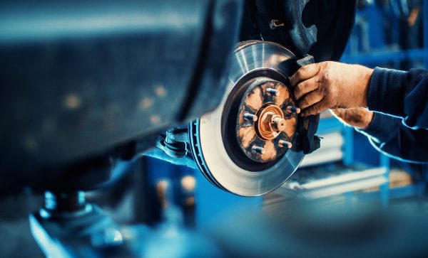 Inspect your brakes for damage during annual vehicle maintenance .